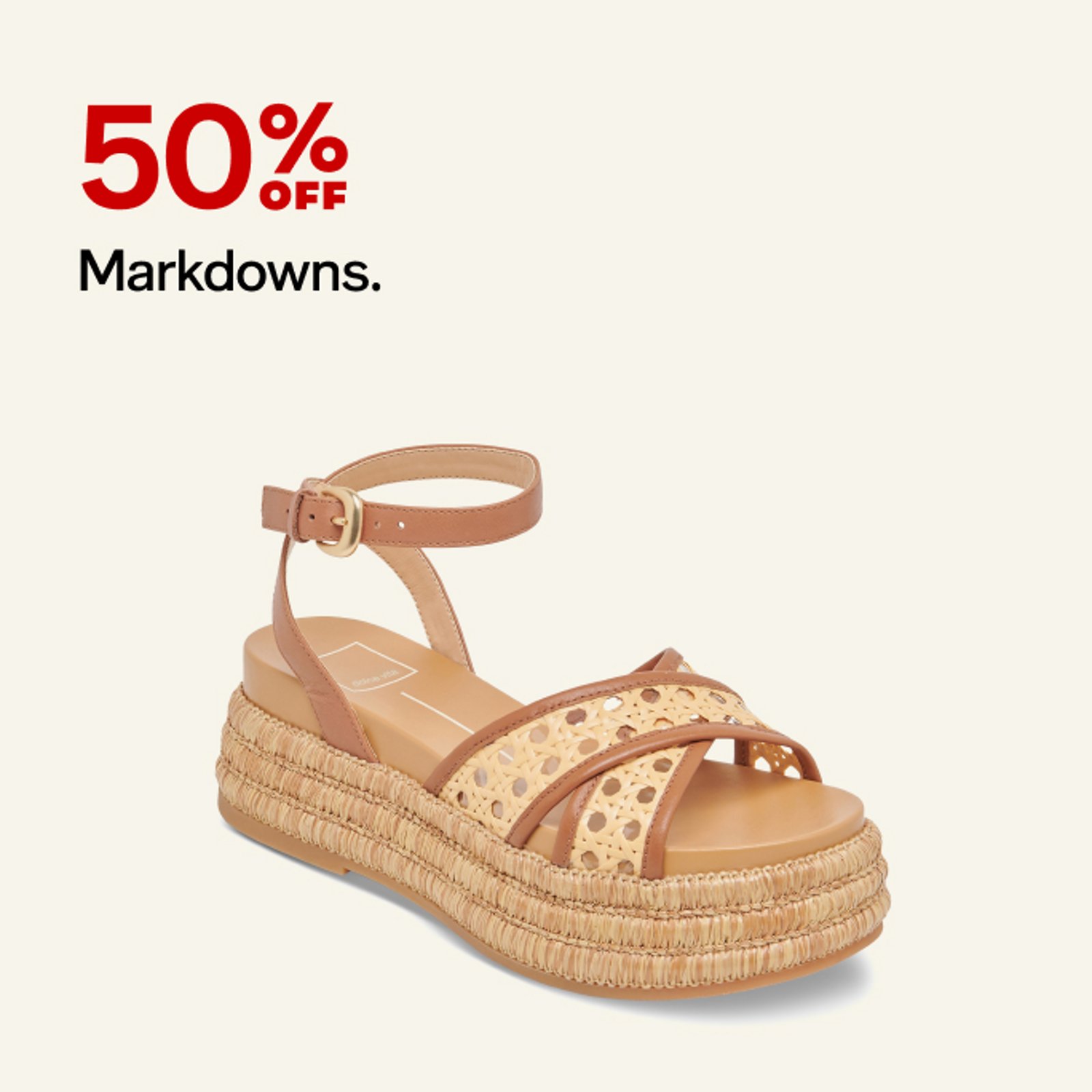 50% Off Markdowns