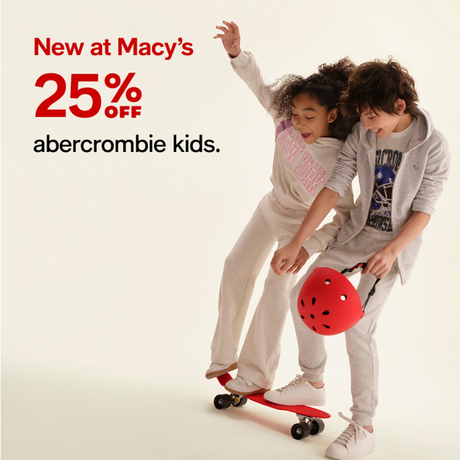 25% off abercrombie kids