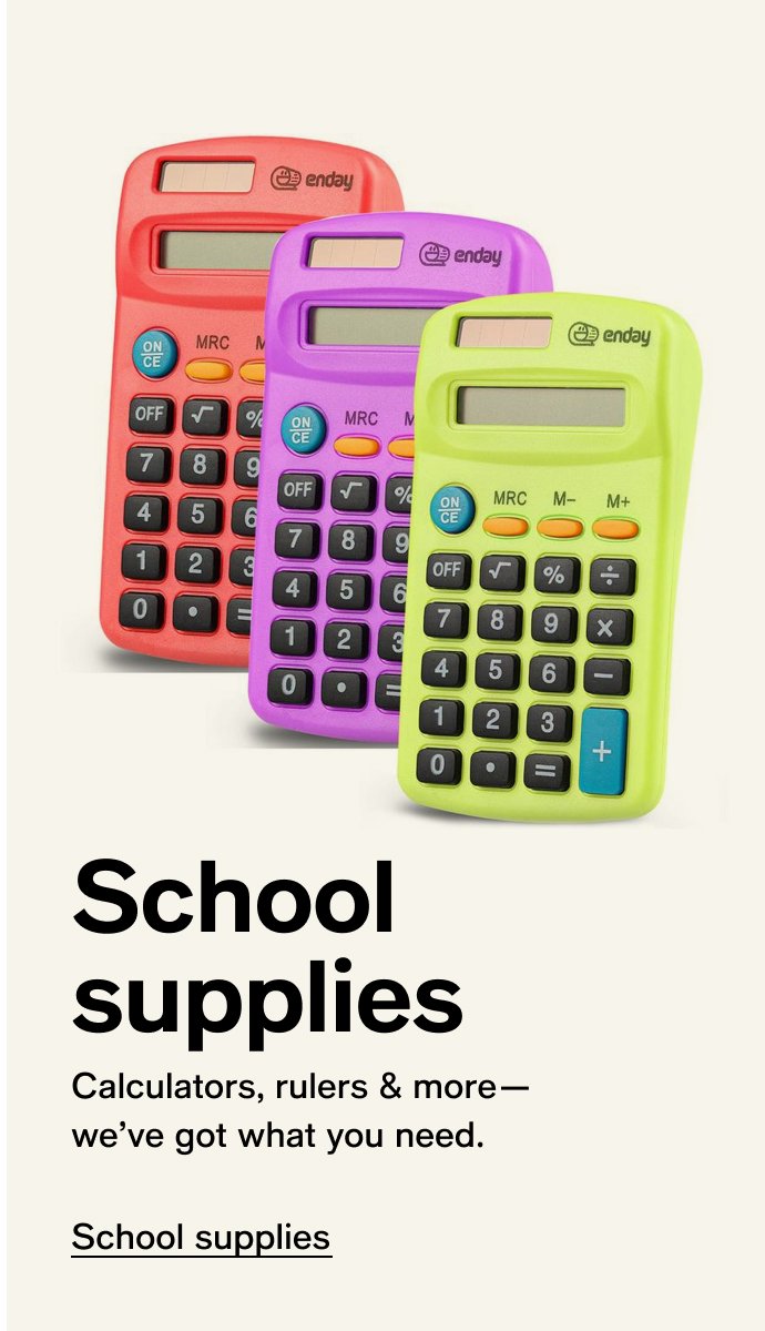School supplies