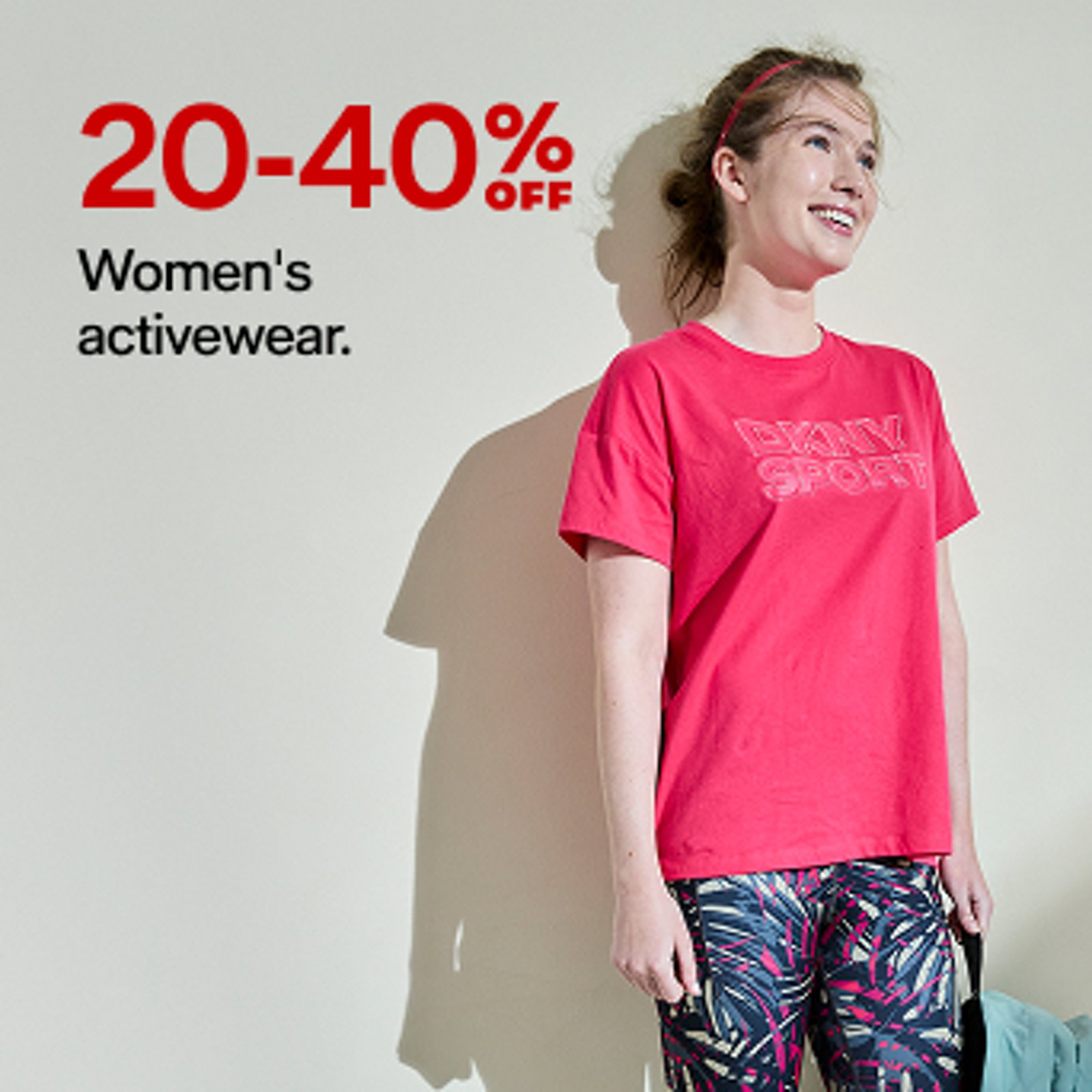 20-40% off Women's Activewear