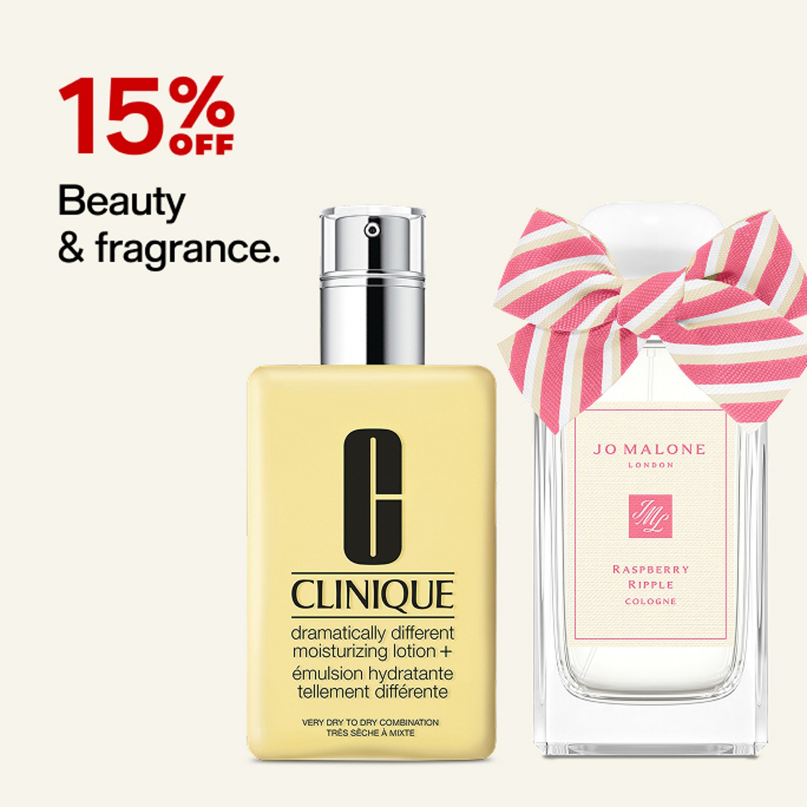 15% off Beauty & Fragrance