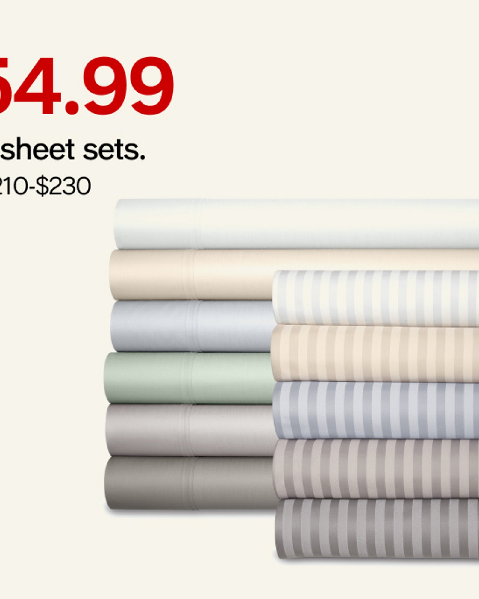 $54.99 6 pc sheet sets