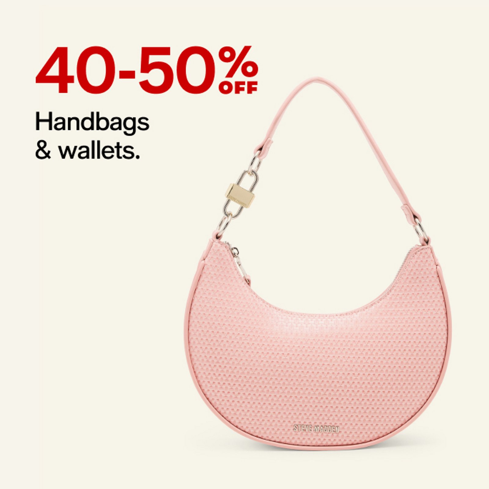 40-50% off Handbags & Wallets