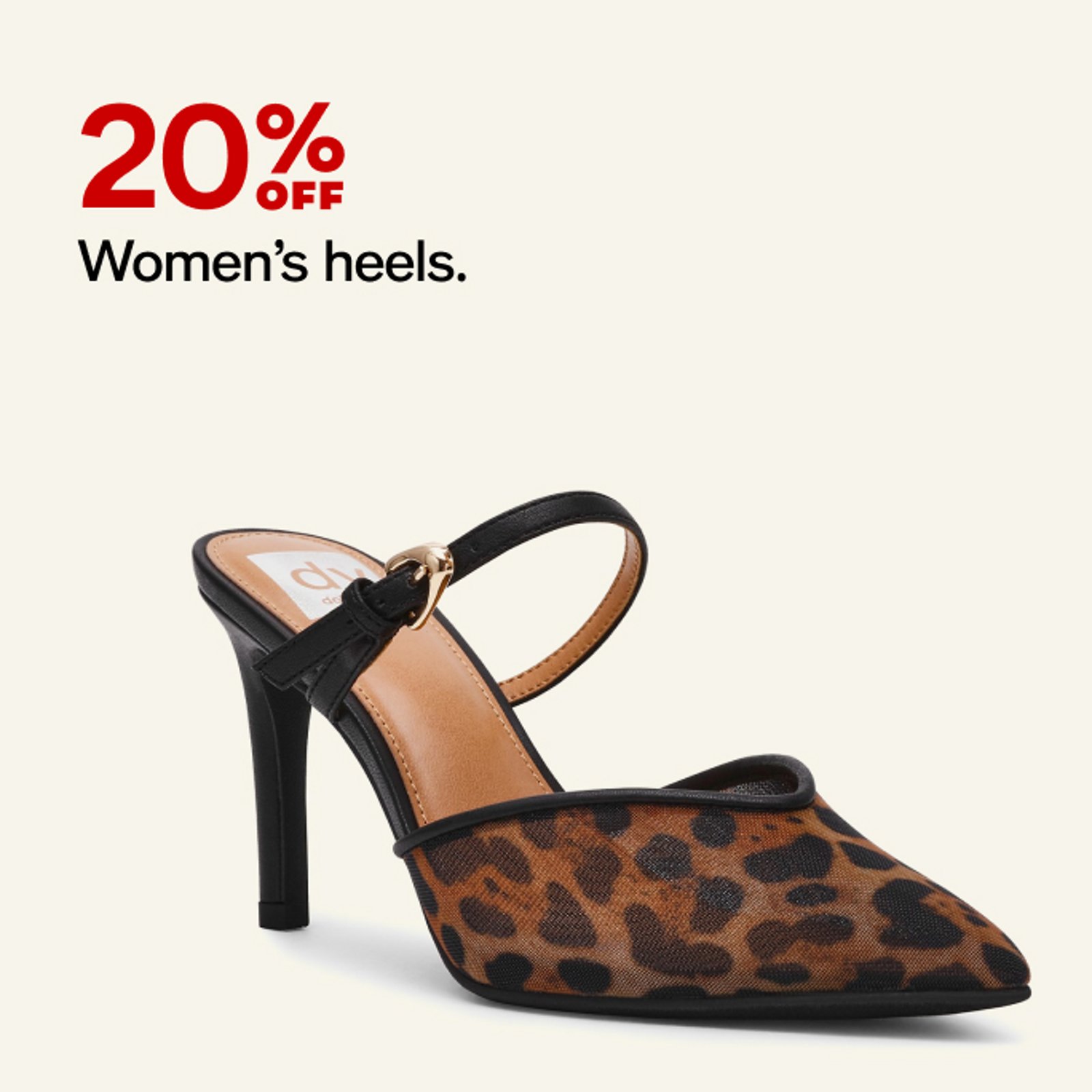 20% off womens heels