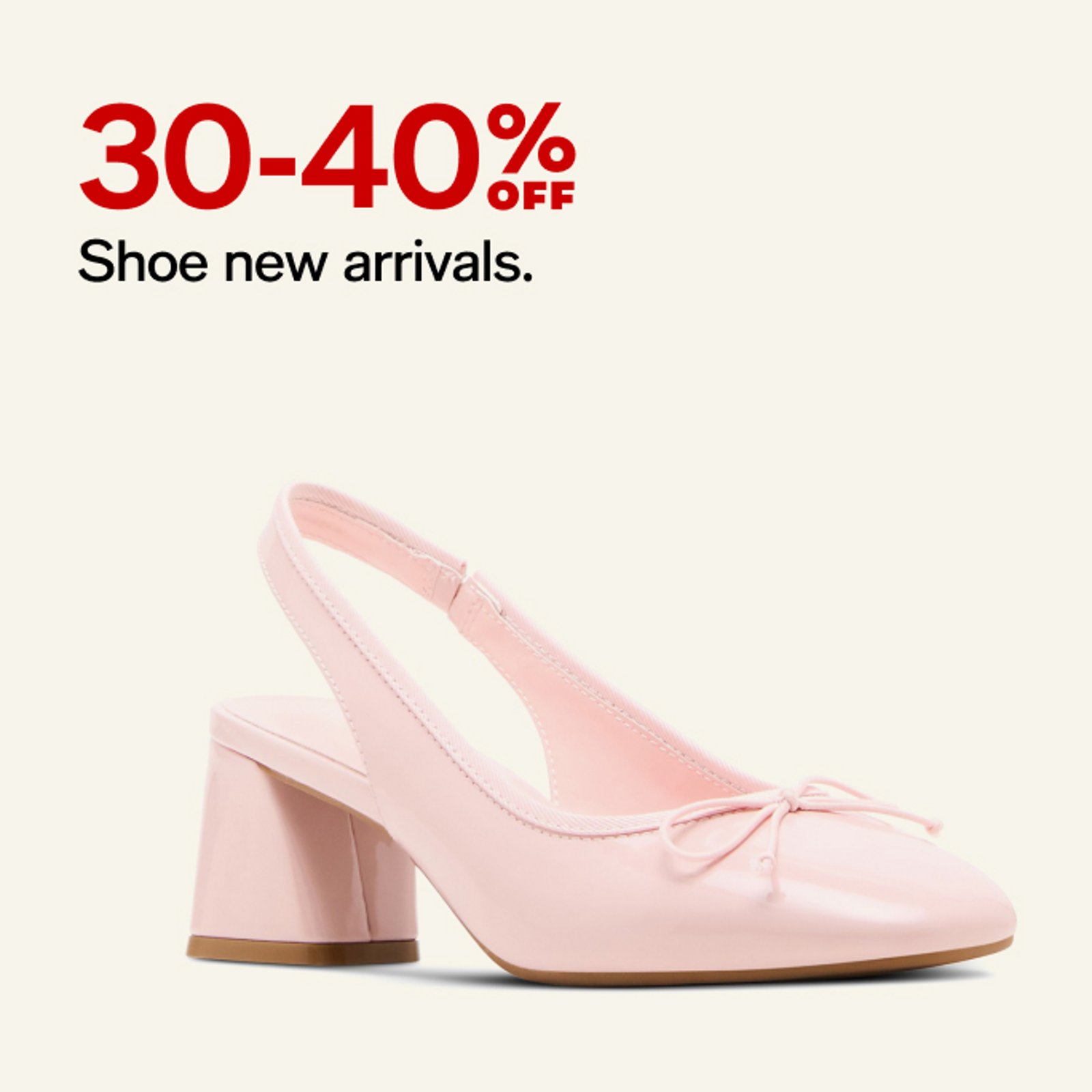 30-40% shoe new arrival