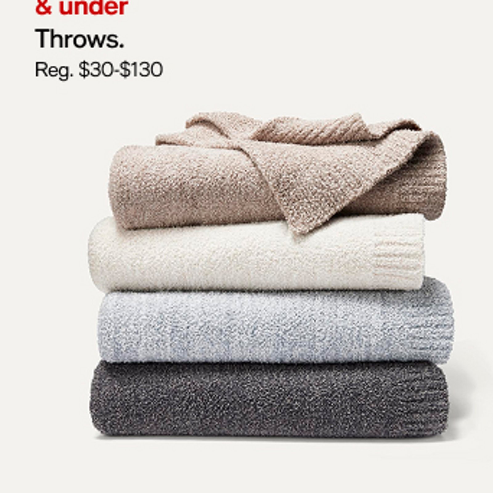 $99.99 & undr throws