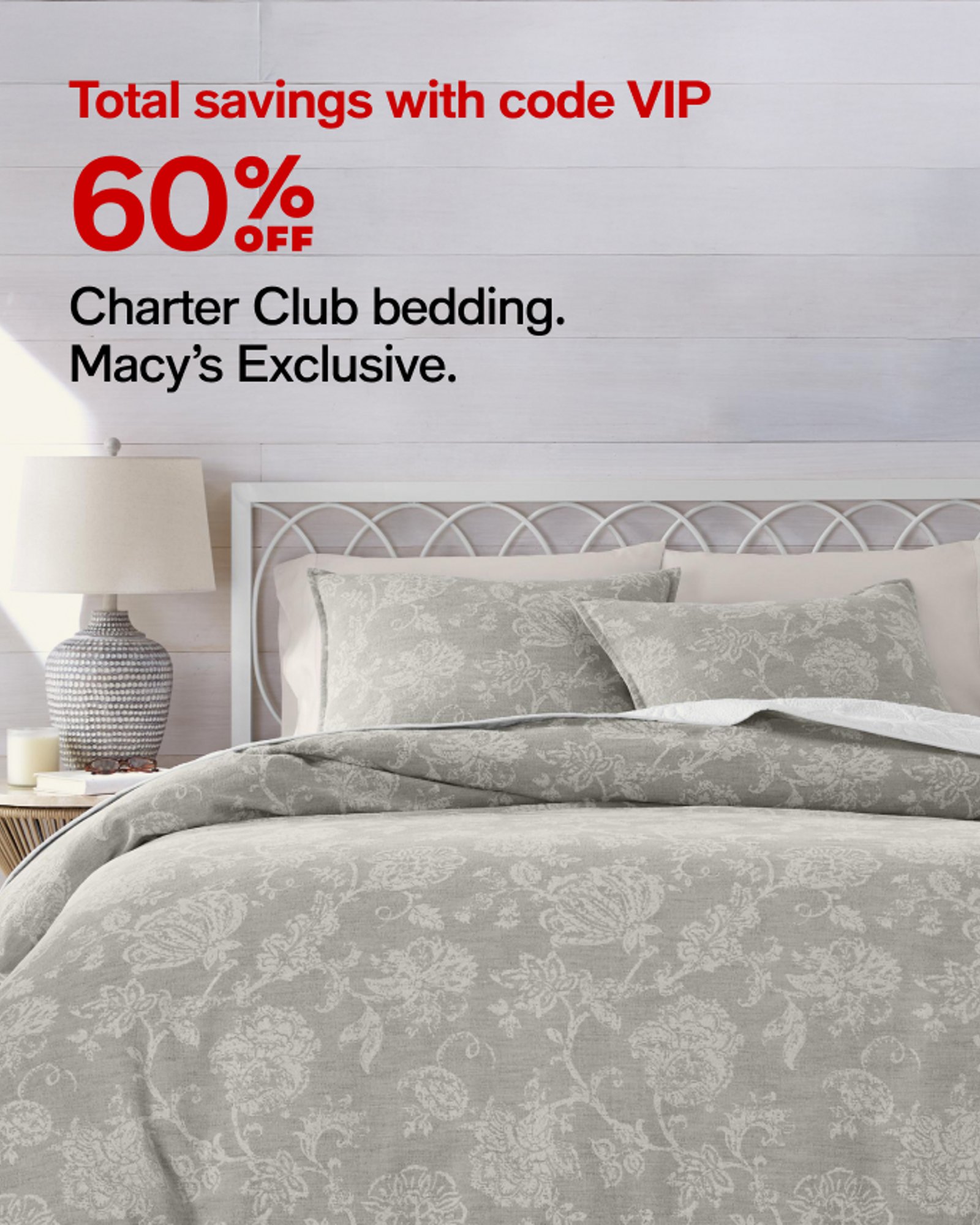 60% OFF Charter Club bedding